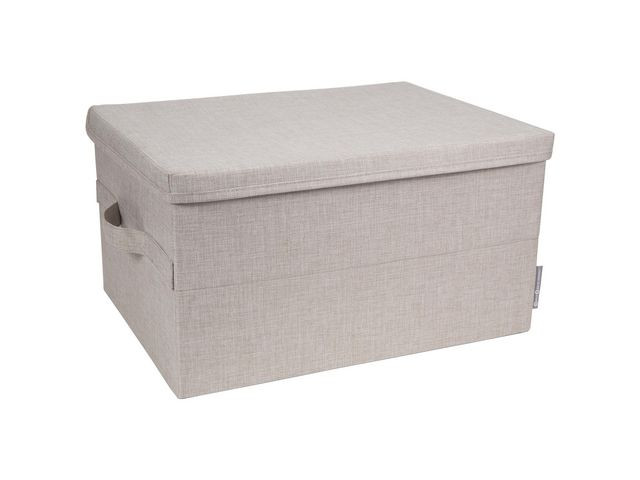 BildeOppbevaringsboks Bigso M/Lokk L Beige