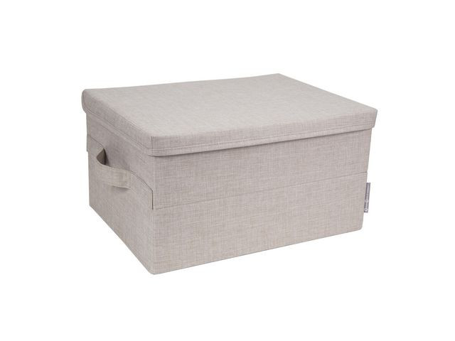 BildeOppbevaringsboks Bigso M/Lokk M Beige