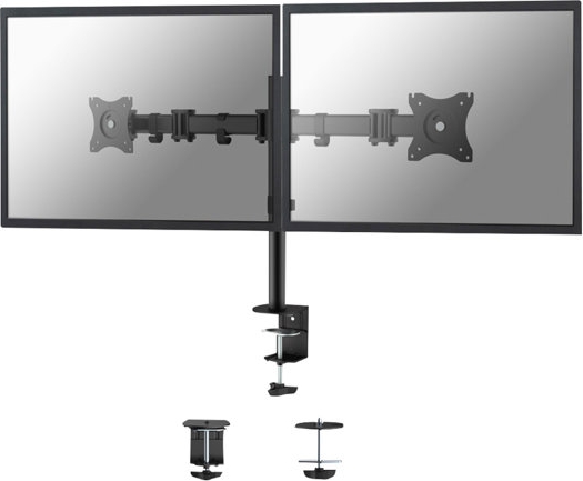 BildeNEWSTAR Flat Desk Mount 2 screens Black