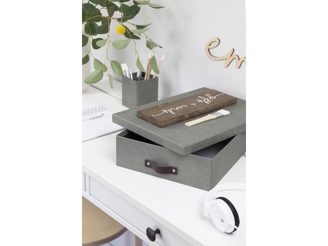 Dokumentboks Bigso Oskar A4 Grå