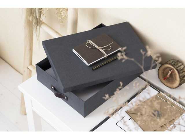 Dokumentboks Bigso Oskar A4 Sort