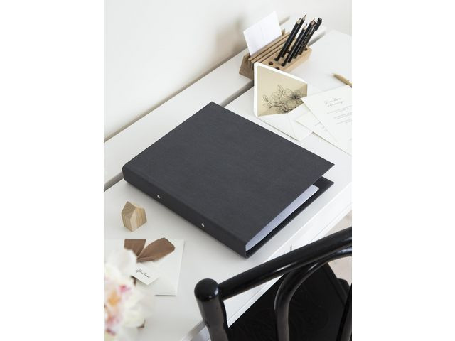 Ringperm Bigso Ringo A4 2R Sort