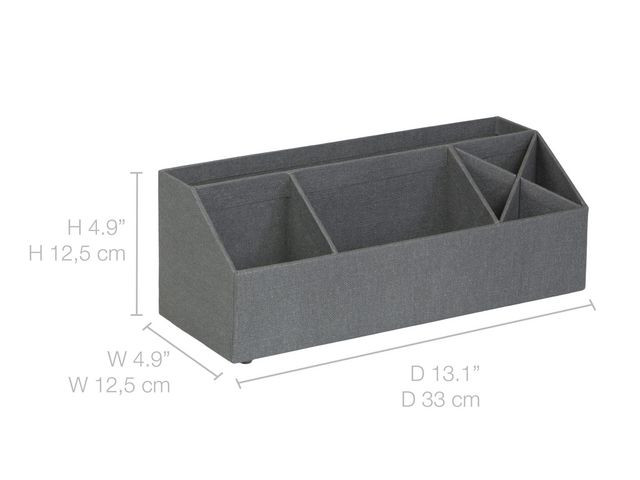 Skrivebordsoppbevaring Bigso Elisa Grå