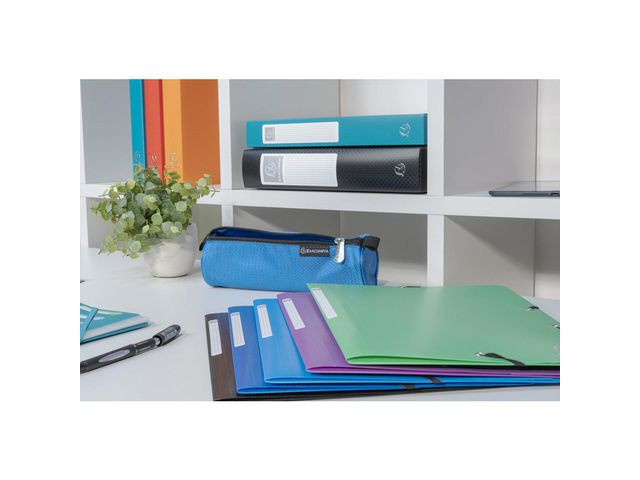 Strikkmappe Exacompta A4 Jewel Pp Blå (10 stk)