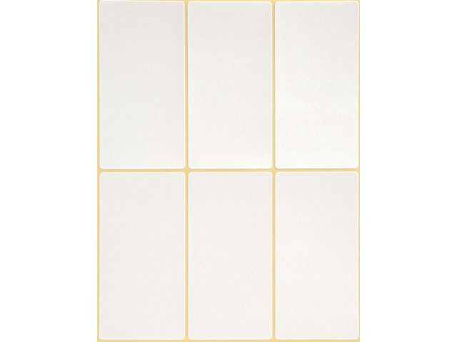Etikett Avery Manuell 39X76Mm Hvit (192 stk)