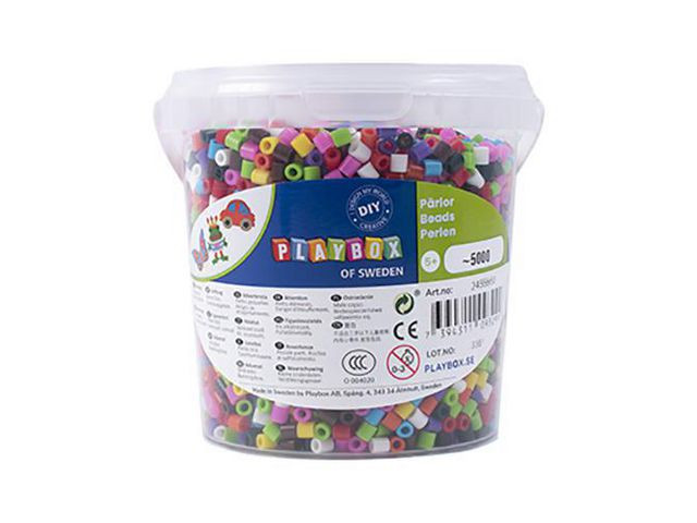 Perler Playbox Fargemix (5000 stk)
