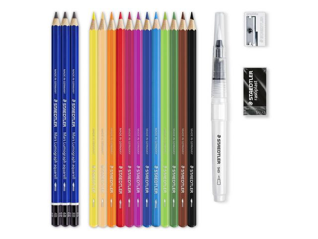 Tegnesett Staedtler Akvarell (18 stk)