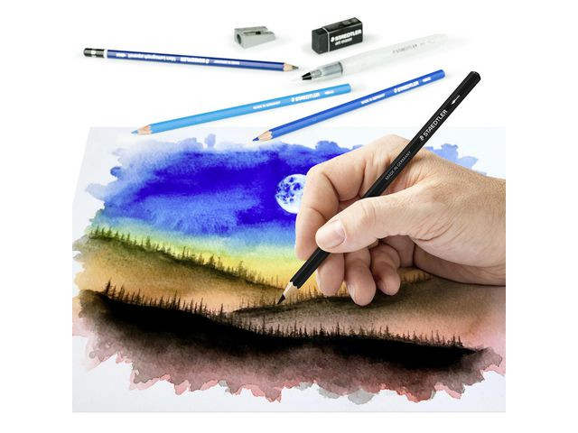 Tegnesett Staedtler Akvarell (18 stk)