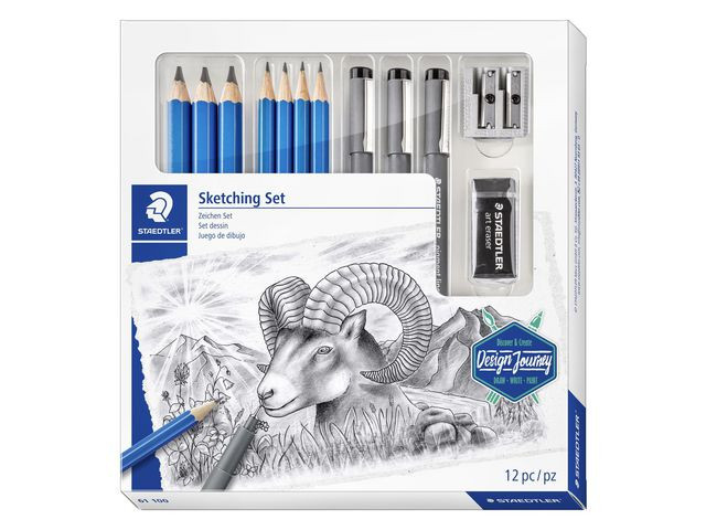 BildeTegnesett Staedtler Sketching (12 stk)