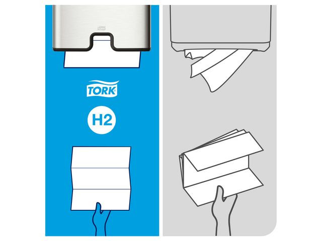 Tørkeark Tork Adv M Myk 2L H2 (136 stk/pk, 21 pakker)