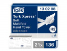 Tørkeark Tork Adv M Myk 2L H2 (136 stk/p...
