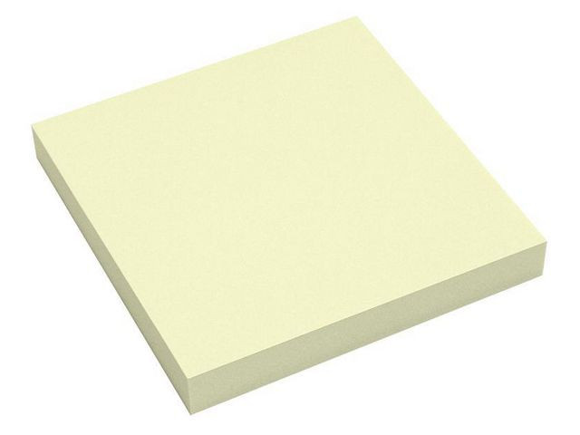 Notatblokk Info Hygienic 75X75 Gul (12 stk)