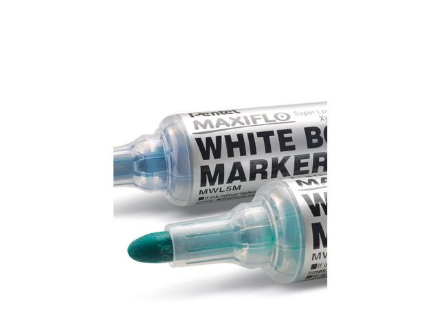 Whiteboardpenn Pentel Maxiflo M Rund Blå (12 stk)