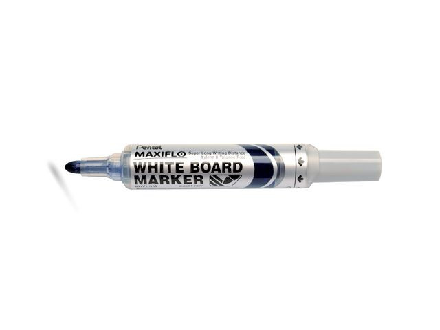 BildeWhiteboardpenn Pentel Maxiflo M Rund Blå (12 stk)