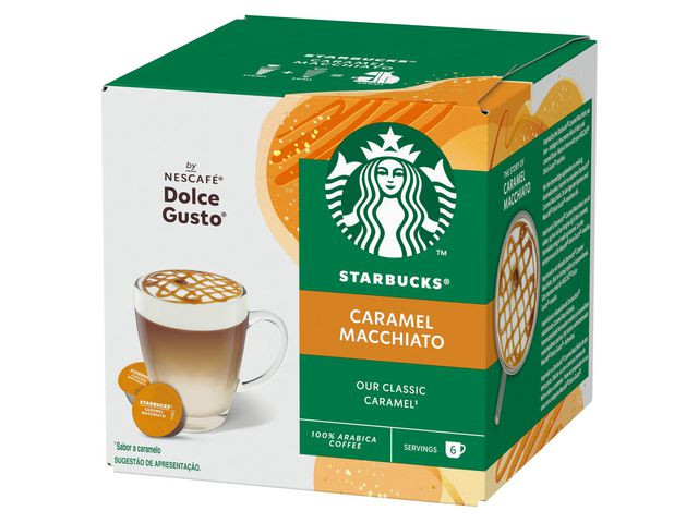Kaffekapsel Starbucks Caramel M. (12 stk)