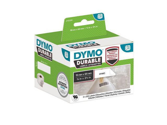 BildeEtikett Dymo Durable 19Mm X 64Mm (900 stk)