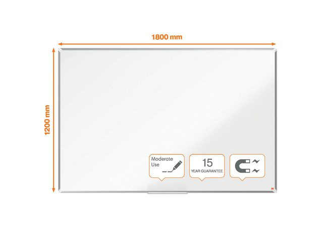 Whiteboard Nobo Premiump Lakk 180X120Cm