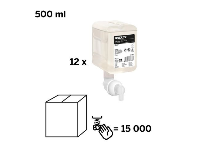 Skumsåpe Katrin Clean 0,5L (12 stk)