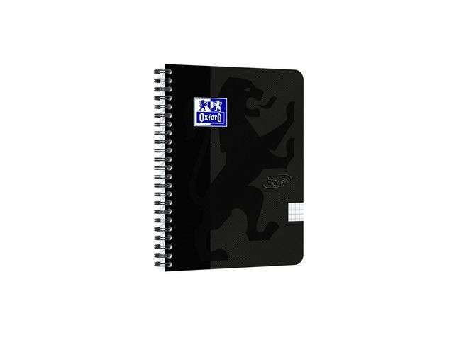 BildeNotatbok Oxford Touch A5+ 90G Rut Sort (5 stk)