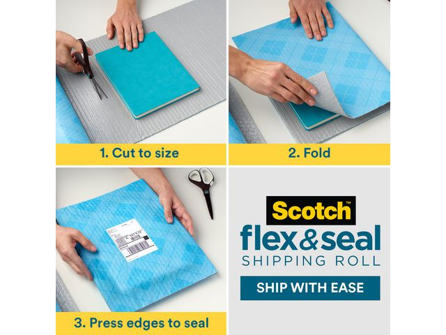 Emballasjerull Scotch Flex Seal 38Cmx3M
