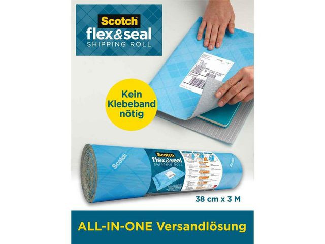 Emballasjerull Scotch Flex Seal 38Cmx3M