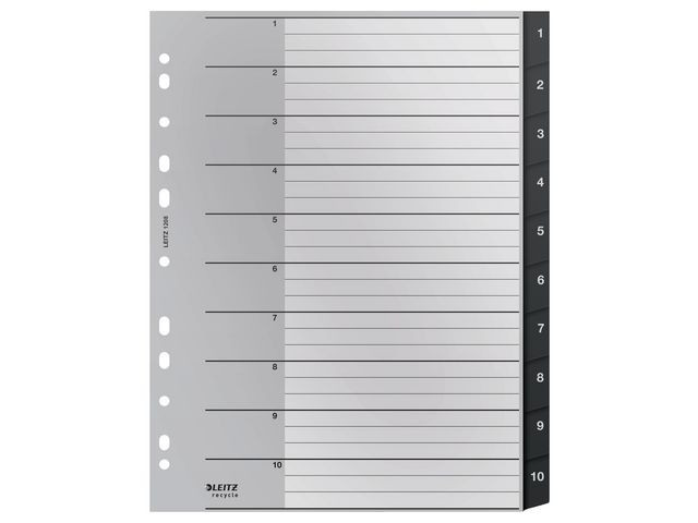 Register Leitz Recycle 1-10 A4+ Pp