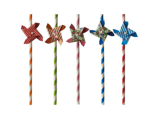 BildeSugerør Papstar 20Cm Assortert (50 stk)