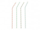 Sugerør Papstar 22Cm Striper (100 stk)