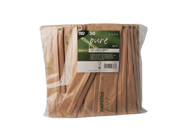 BildeGaffel Pure Tre 15,5Cm Enkeltpakket (50 stk)