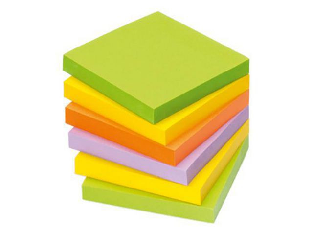 Notatblokk Info 75X75 Spring (6 stk)