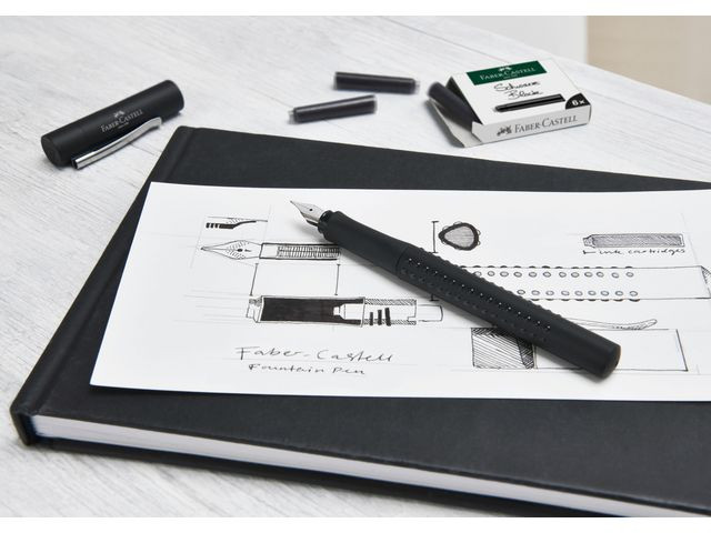 Blekkpatron Faber Castell Blå (6 stk)