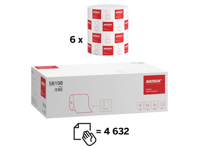 Tørkerull Katrin System M2 170M (6 ruller)