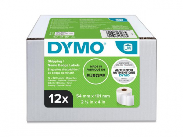 Etikett Dymo Frakt 54X101Mm 220St (12 stk)