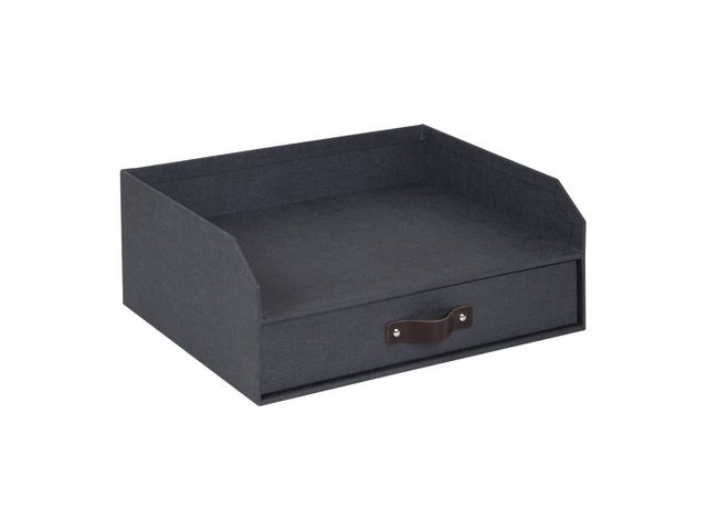 Brevkurv Bigso Walter A4 M/Skuff Sort