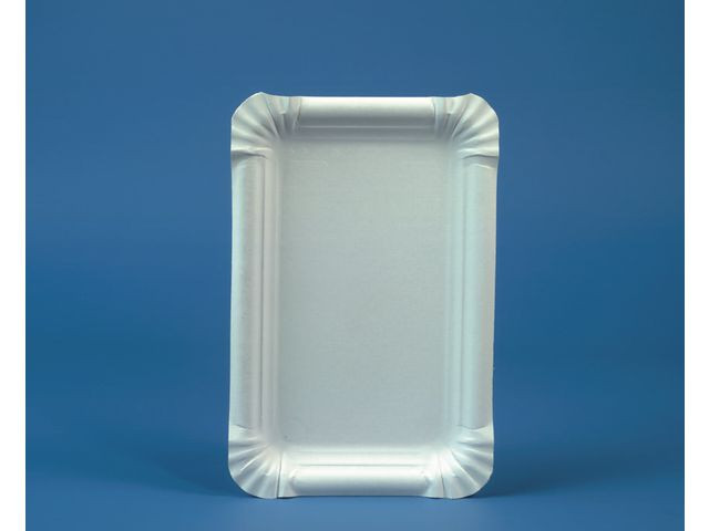 BildeTallerken Pure Papp 13X20Cm Hvit (250 stk)