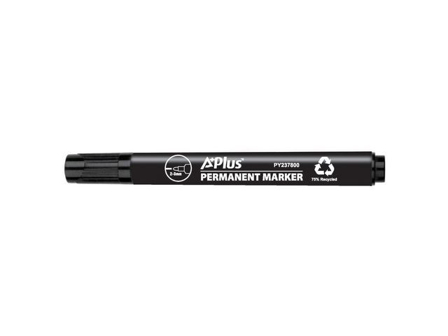 BildeMerkepenn A+Plus Rund 1-3Mm Sort (10 stk)