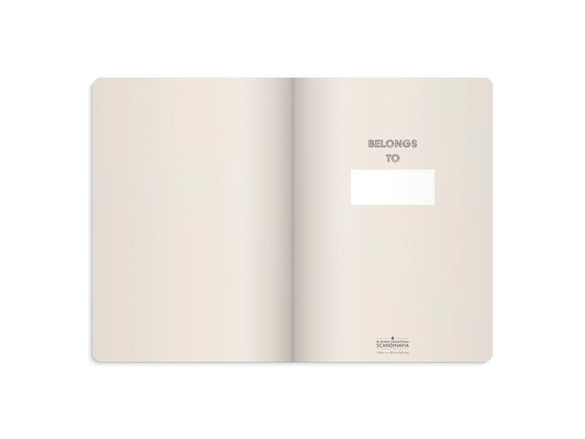 Notatbok Burde Deluxe B5 Beige