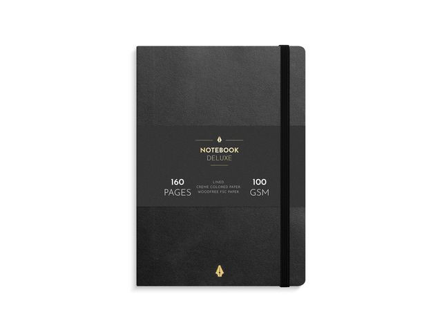 BildeNotatbok Burde Deluxe A5 Sort