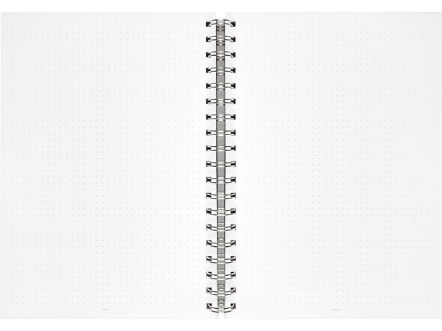 Notatbok Burde Dotnotes B5 Spiral Blomst
