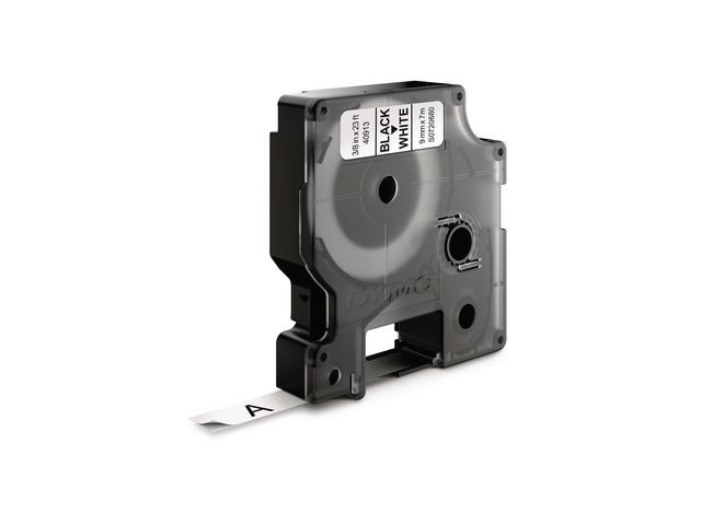 BildeTape Dymo D1 9Mm X 7M Sort/Hvit (10 stk)