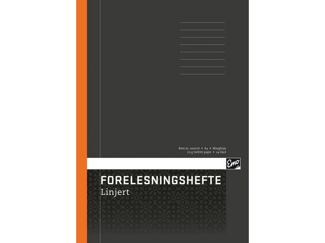 BildeForelesningshefte Emo A4 70G 24Bl Lin Ma (20 stk)