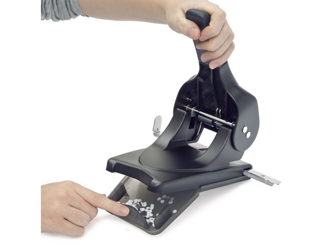 Hullemaskin Rapesco Alu 2H 65A Hd Sort