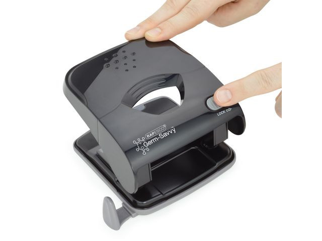 Hullemaskin Rapesco Eco 2H 40 Ark Sort