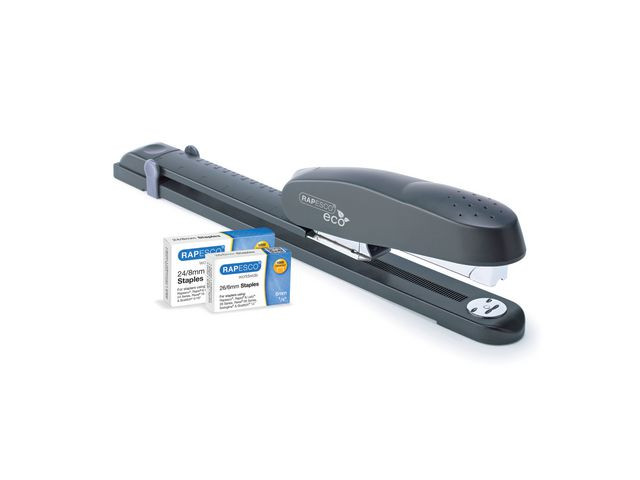 BildeStiftemaskin Rapesco 50Ark Lang Sort