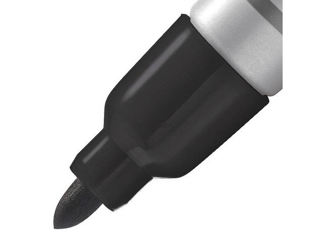 Merkepenn Sharpie Small Rund Sort (12 stk)