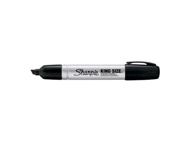 BildeMerkepenn Sharpie Large Skrå Sort (12 stk)