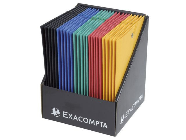 Strikkmappe Exacompta 12X16Cm 3Kl Ass.