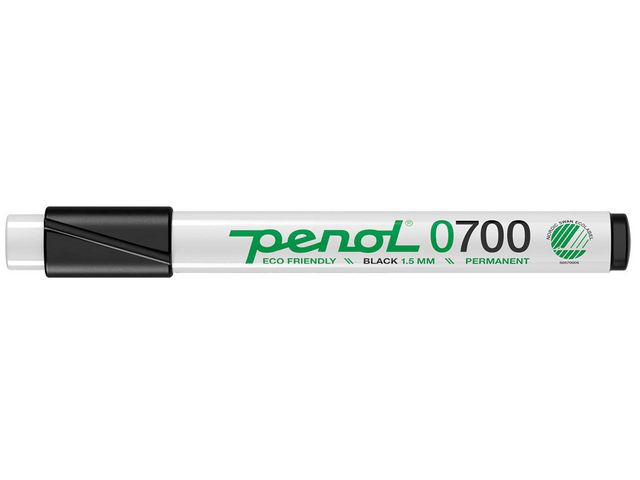 Merkepenn Penol 700 Eco Rund Sort (10 stk)