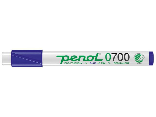 Merkepenn Penol 700 Eco Rund Blå (10 stk)
