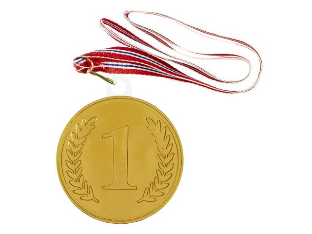 BildeSjokolademedalje Med Snor (10 stk)